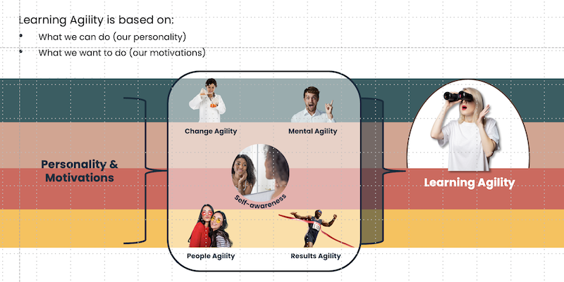 Infohgraphic showing how personality and motivations are combined 