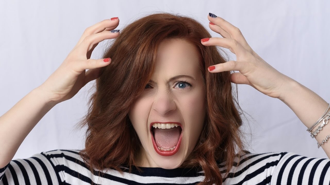 Worker displaying different emotional stability after she is employed